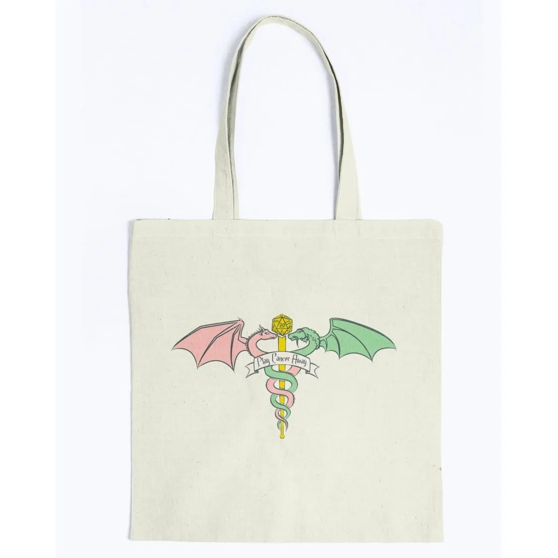 Play Cancer Away Canvas Promo Tote