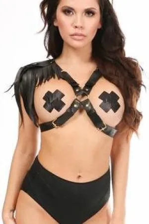 Plus Size Fringe Shoulder Harness