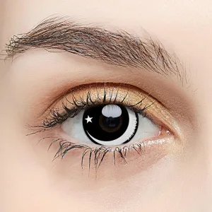 Pollyeye Modern Black Colored Contact Lenses
