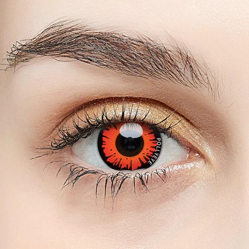 Pollyeye Oz Red Wizards Colored Contact Lenses
