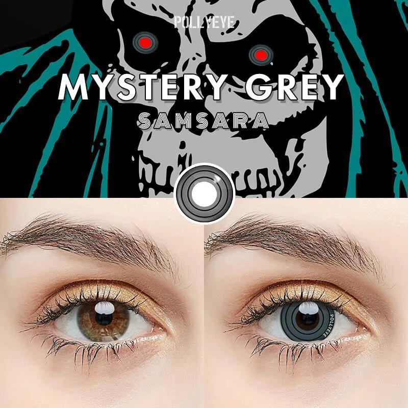 Pollyeye Samsara Grey Colored Contact Lenses