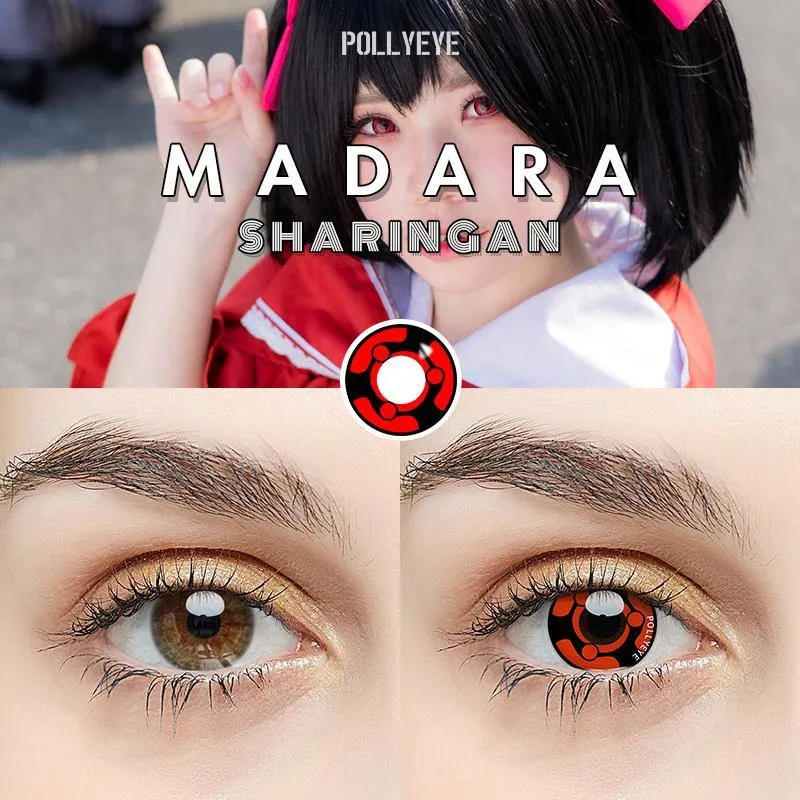 Pollyeye Sharingan Madara Colored Contact Lenses