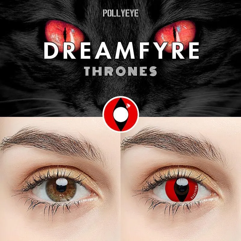 Pollyeye Thrones Dreamfyre Colored Contact Lenses