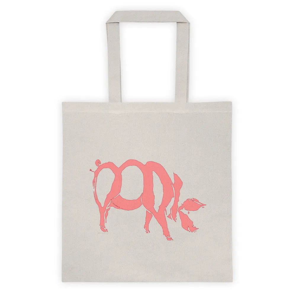 Porcasso Pig Pork Illusion Tote Bag