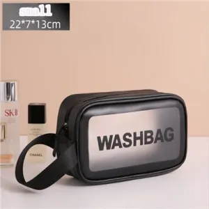 Portable Travel Transparent Waterproof Cosmetic Makeup Storage Case