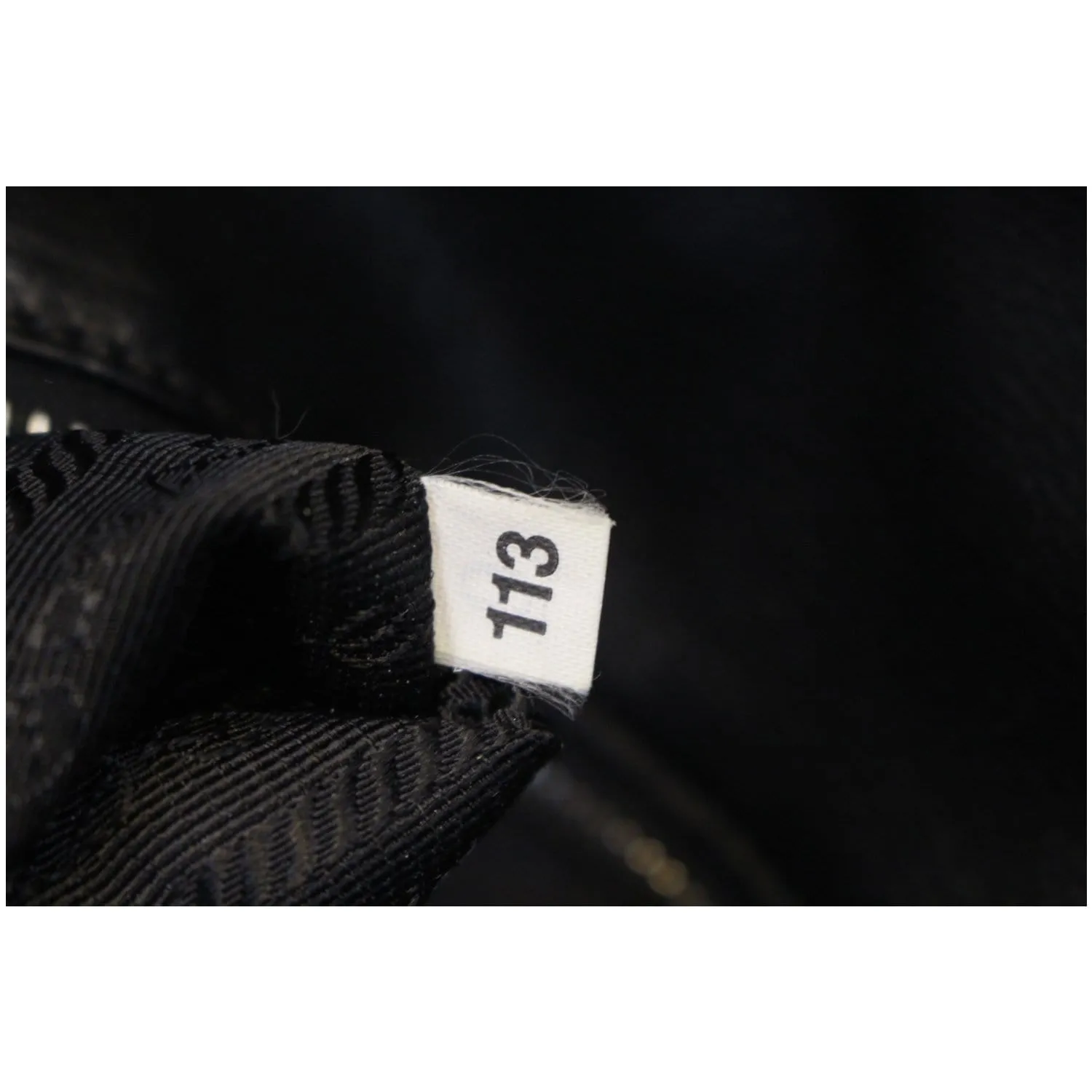Prada Black Lambskin Leather Shoulder Bag