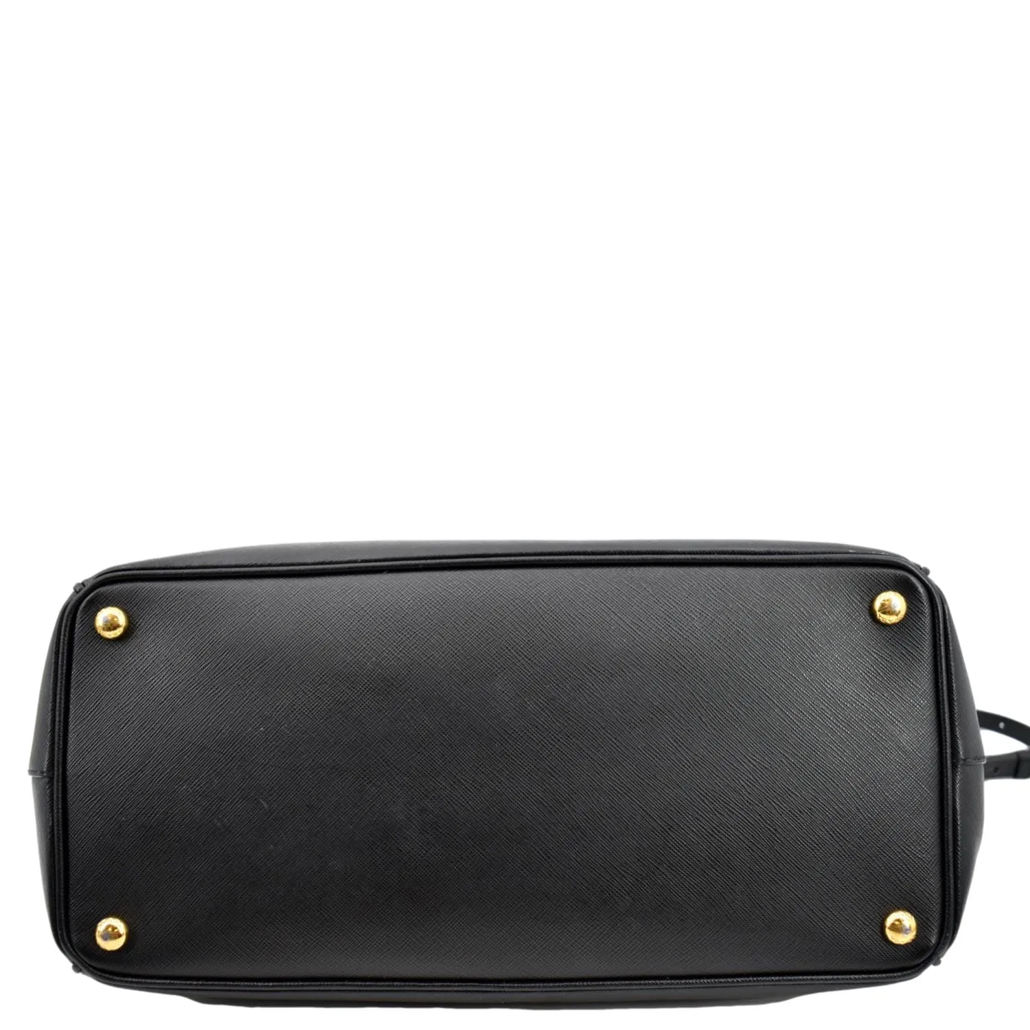 PRADA Galleria Large Saffiano Leather Tote Shoulder Bag Black