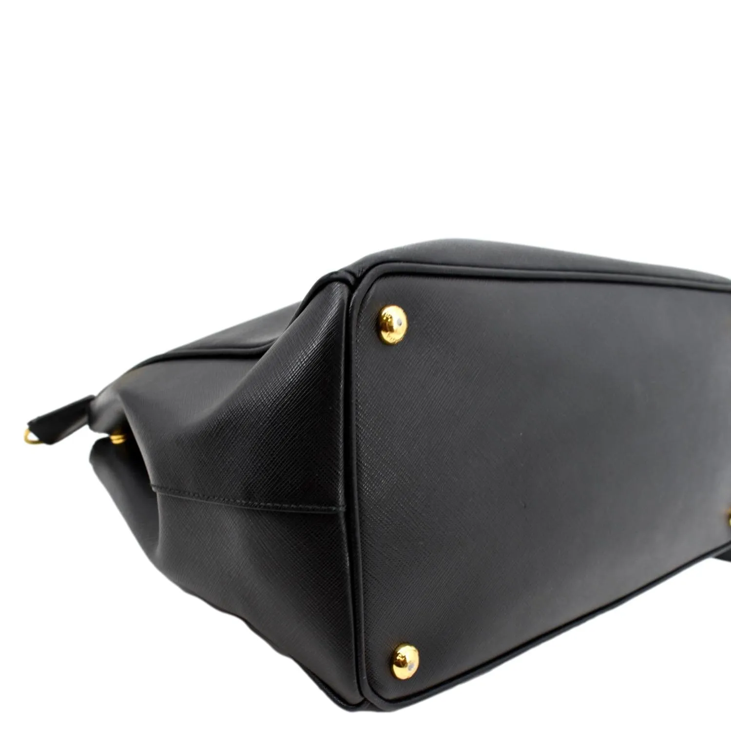 PRADA Galleria Large Saffiano Leather Tote Shoulder Bag Black