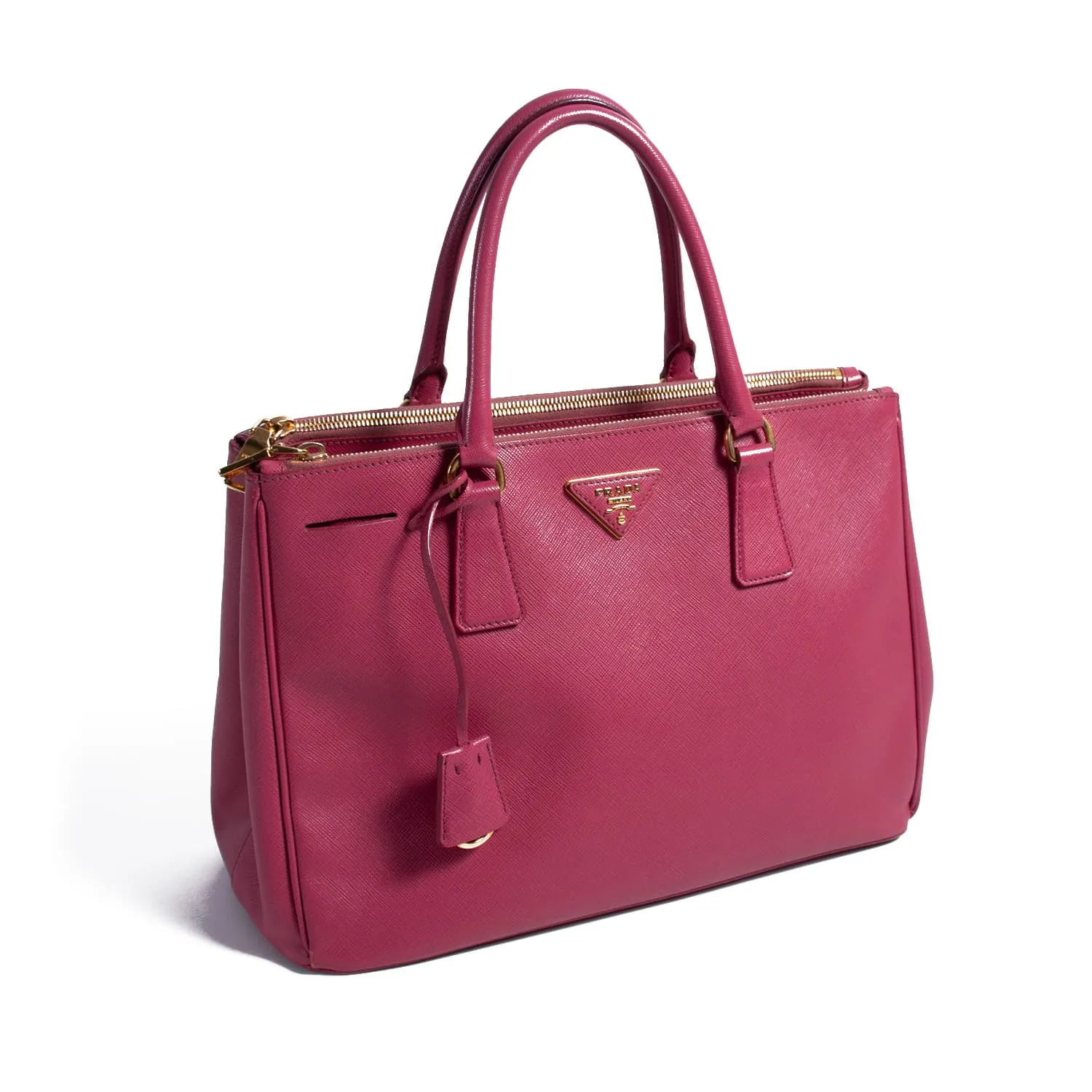Prada Galleria Saffiano Double Zip Tote