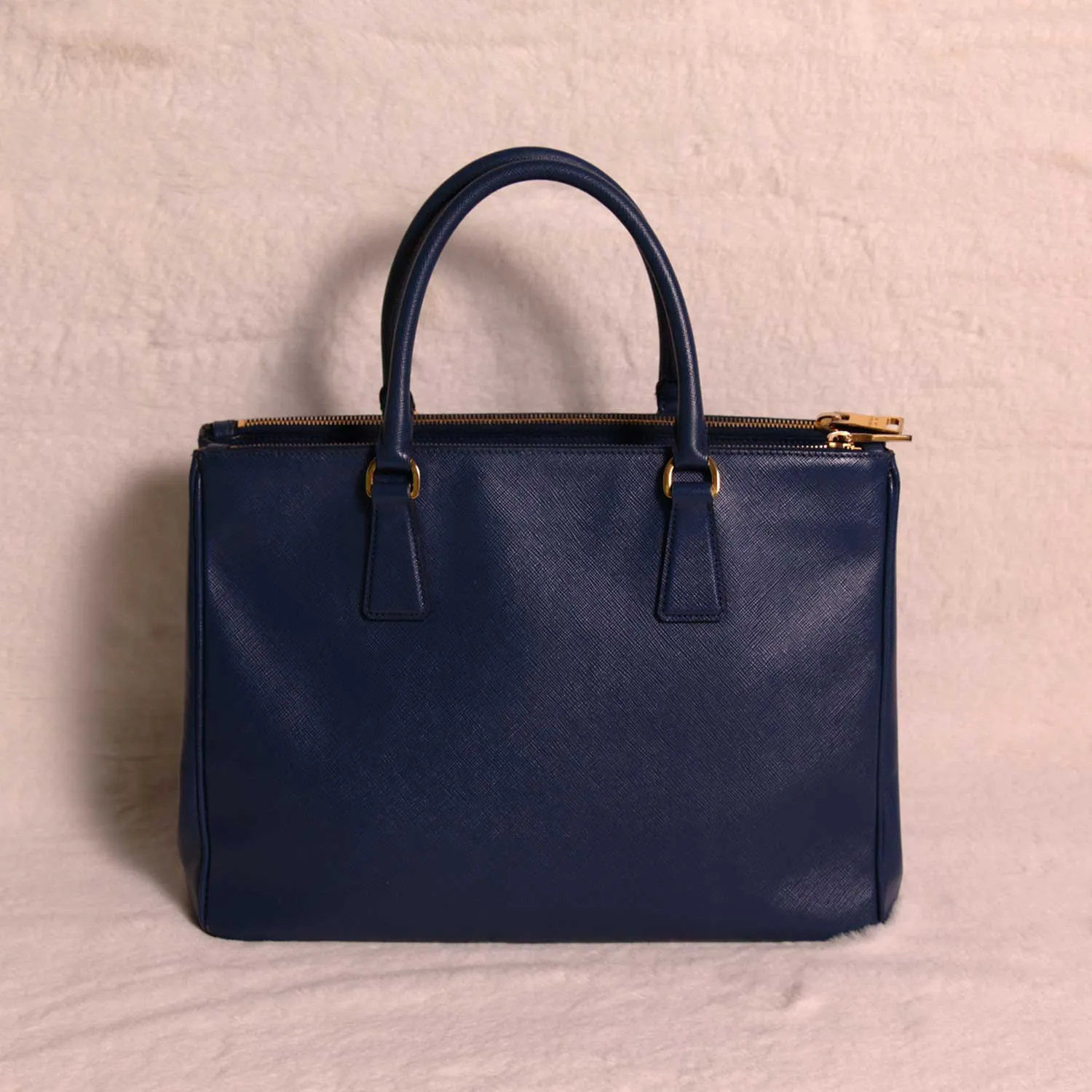 Prada Medium Galleria Saffiano Double Zip Tote