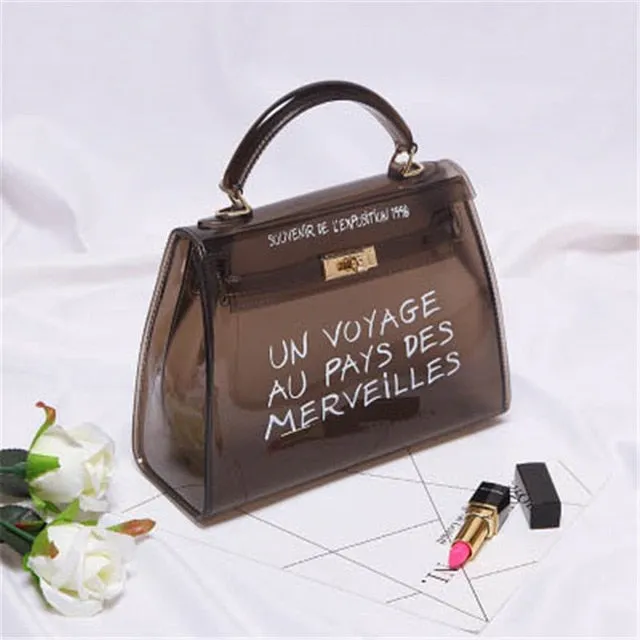 Puimentiua Bags For Women 2019 Clear Transparent PVC Bag