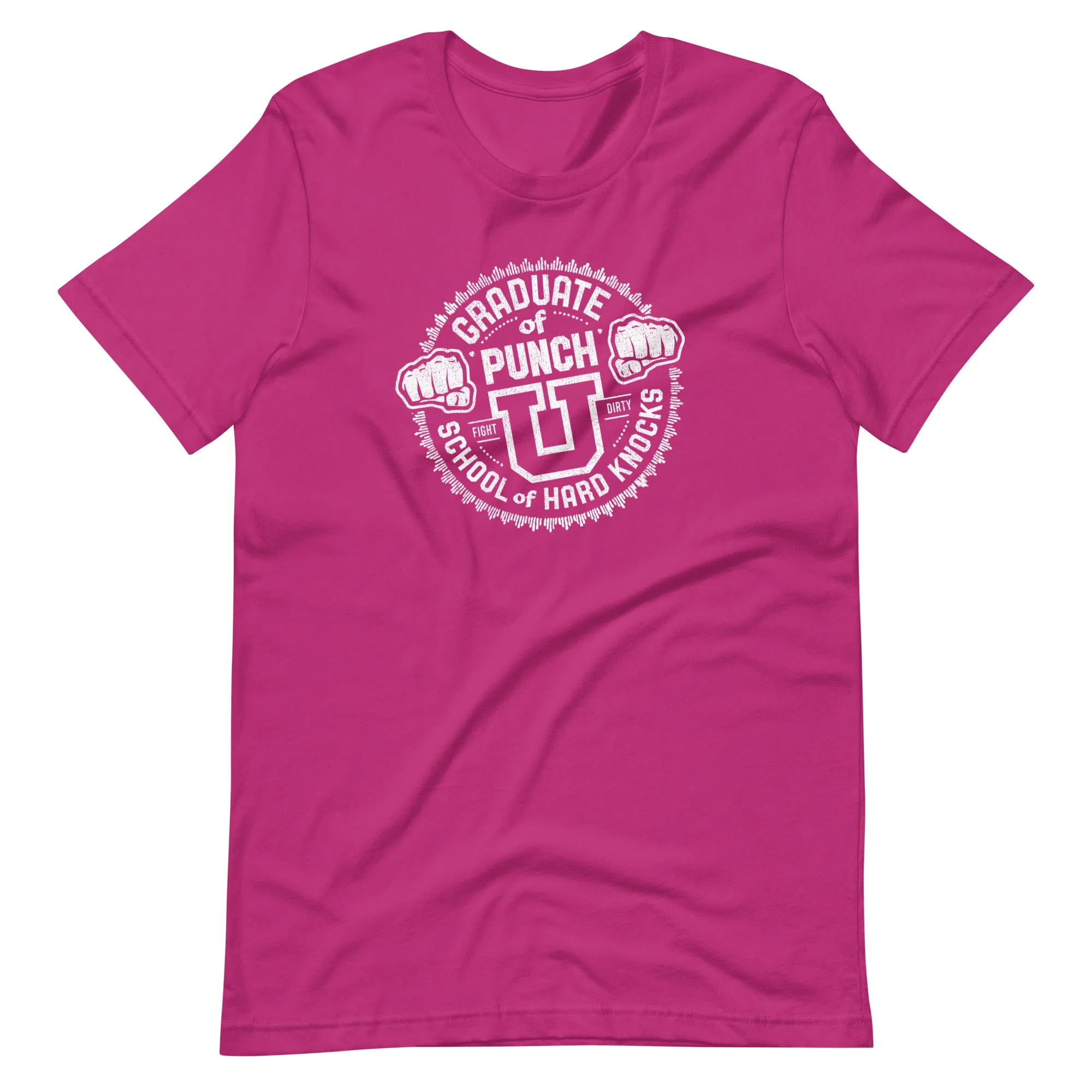 Punch U - School of Hard Knocks Funny Faux College Unisex t-shirt