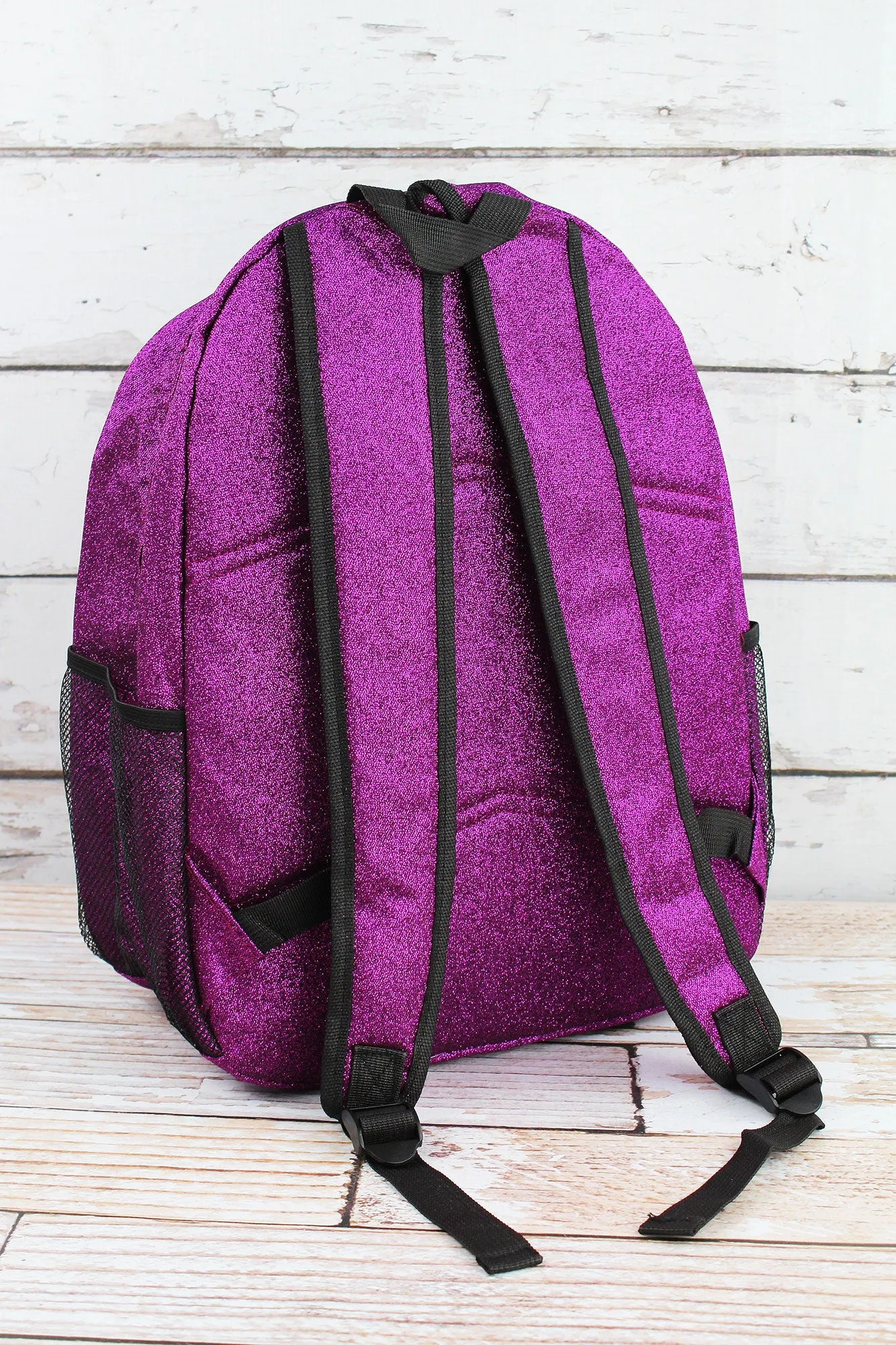 Purple Glitz & Glam Large Backpack