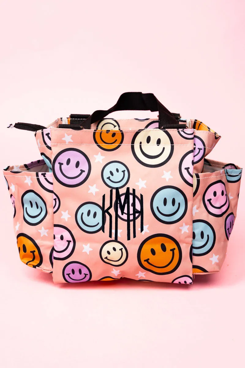 Put On A Happy Face Organizer Tote
