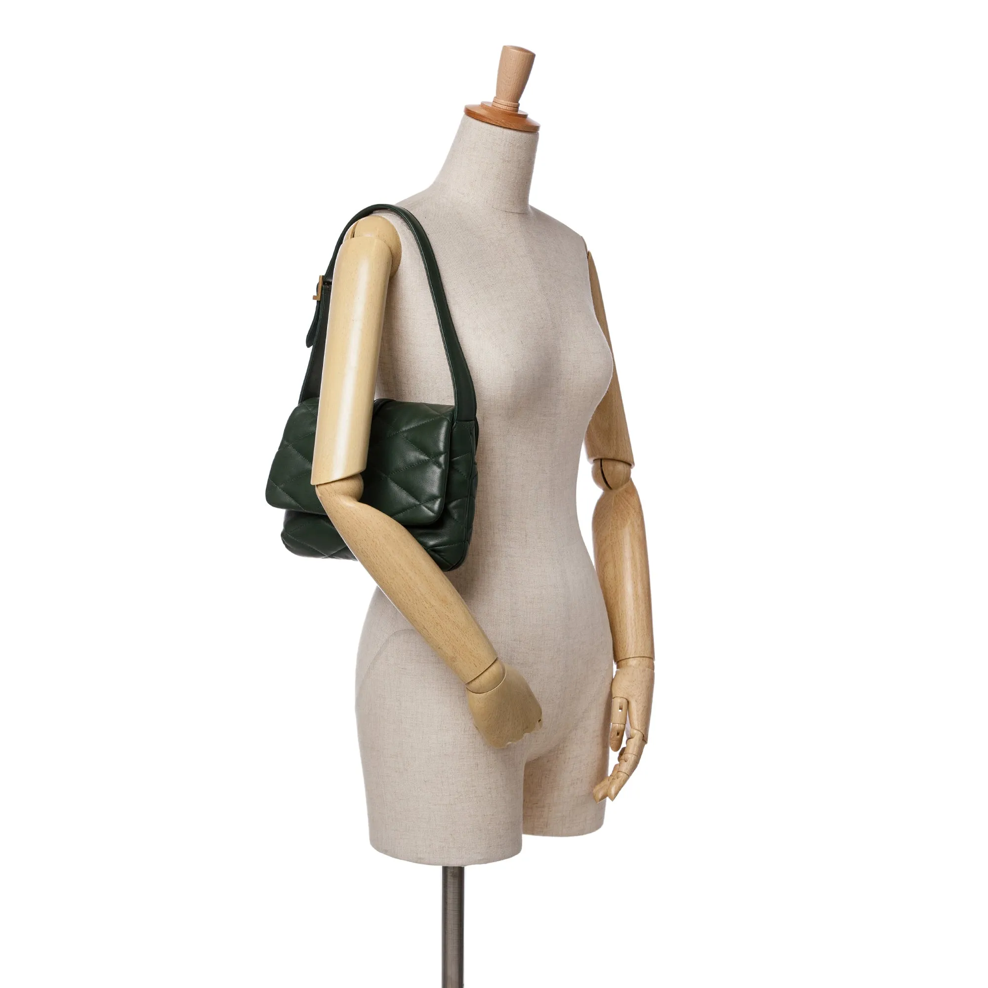 Quilted Lambskin Le 57 Diamond Shoulder Bag