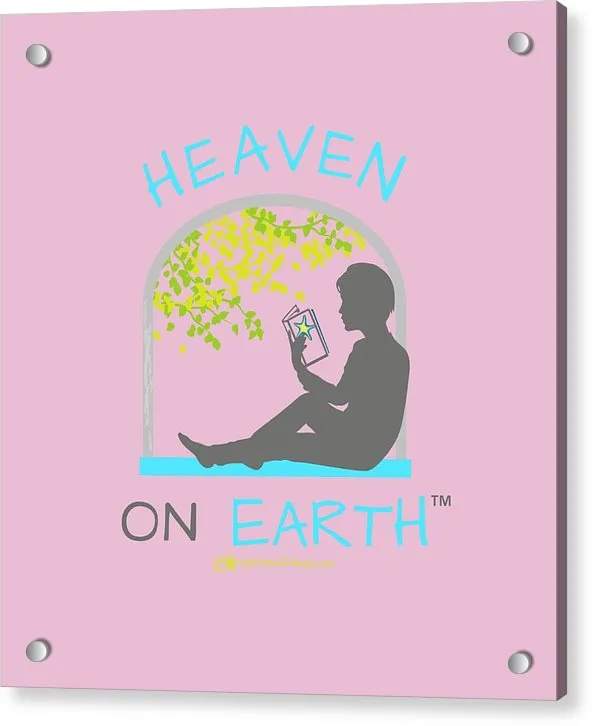 Reading Heaven On Earth - Acrylic Print