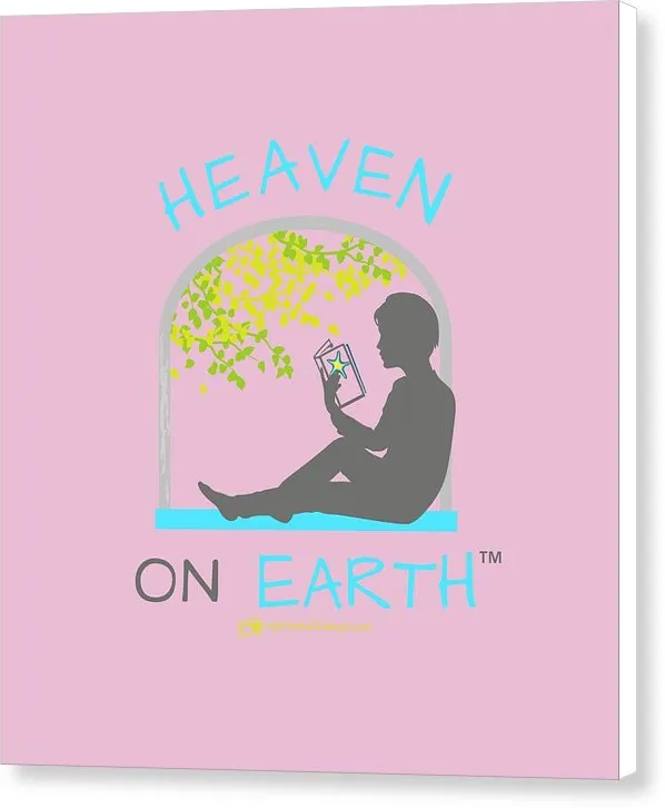 Reading Heaven On Earth - Canvas Print