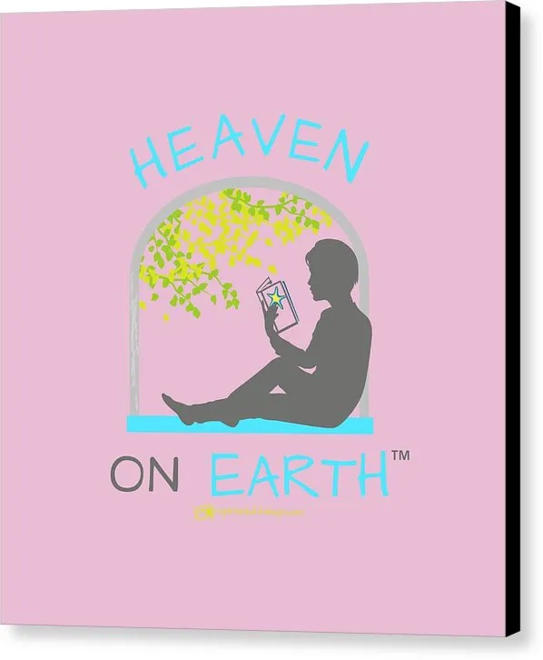 Reading Heaven On Earth - Canvas Print