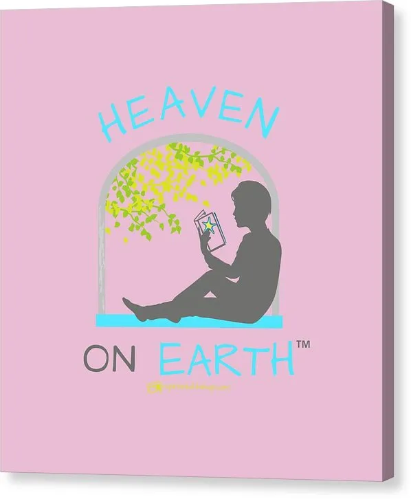 Reading Heaven On Earth - Canvas Print