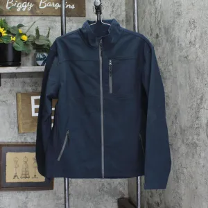 Redhead Mens Fleece Lined Microfiber Jacket 166f4b9b095655 Blue Gray L