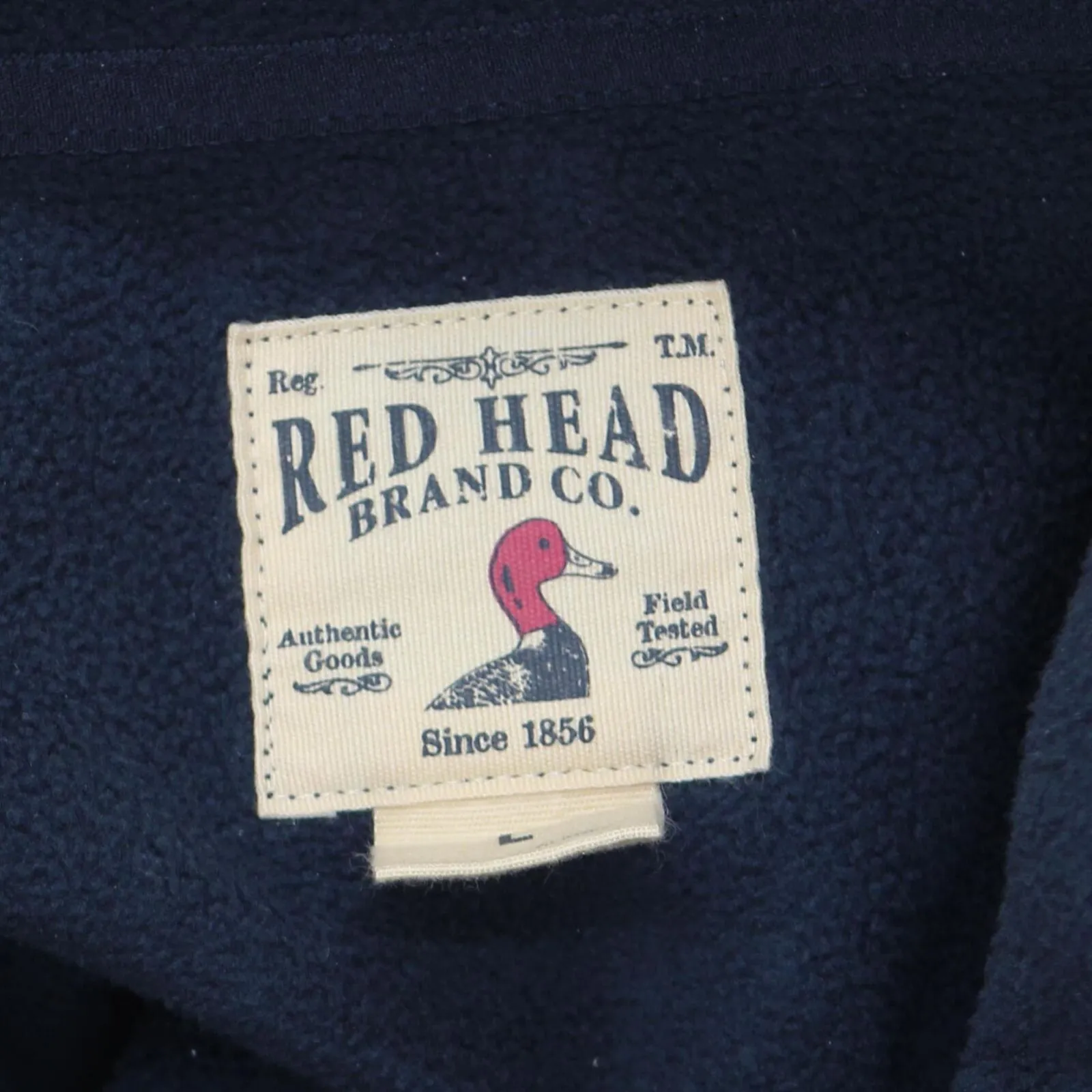 Redhead Mens Fleece Lined Microfiber Jacket 166f4b9b095655 Blue Gray L