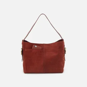 Render Shoulder Bag- Sequoia Croc Emboss
