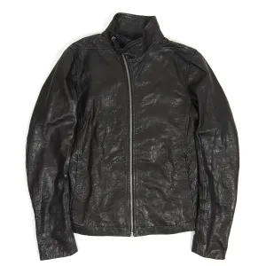 Rick Owens Gleam A/W'10 Mollino Leather Jacket Size Medium