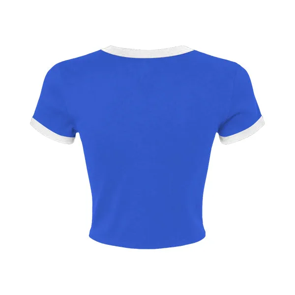 Ringer Tee with Shoulder Stripes