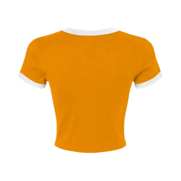 Ringer Tee with Shoulder Stripes