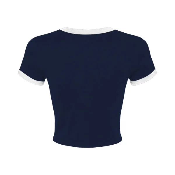 Ringer Tee with Shoulder Stripes
