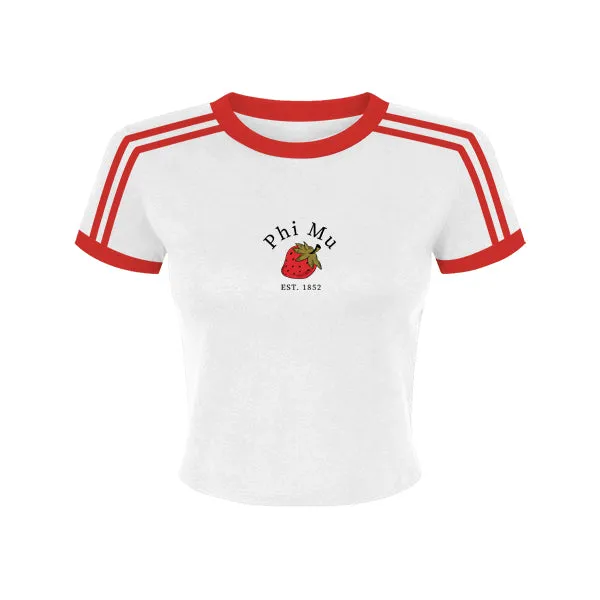 Ringer Tee with Shoulder Stripes