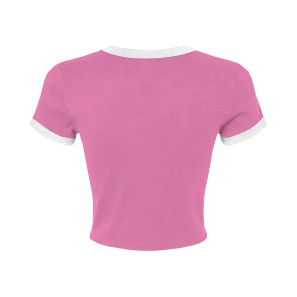 Ringer Tee with Shoulder Stripes