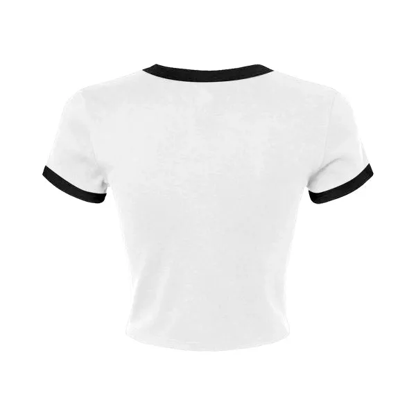 Ringer Tee with Shoulder Stripes