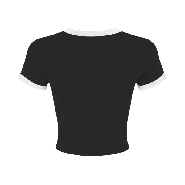 Ringer Tee with Shoulder Stripes