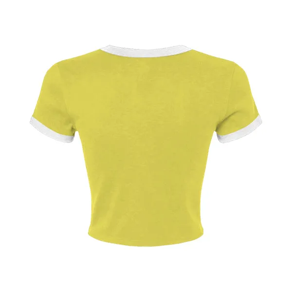 Ringer Tee with Shoulder Stripes