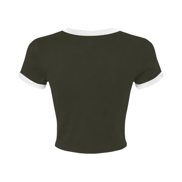 Ringer Tee with Shoulder Stripes