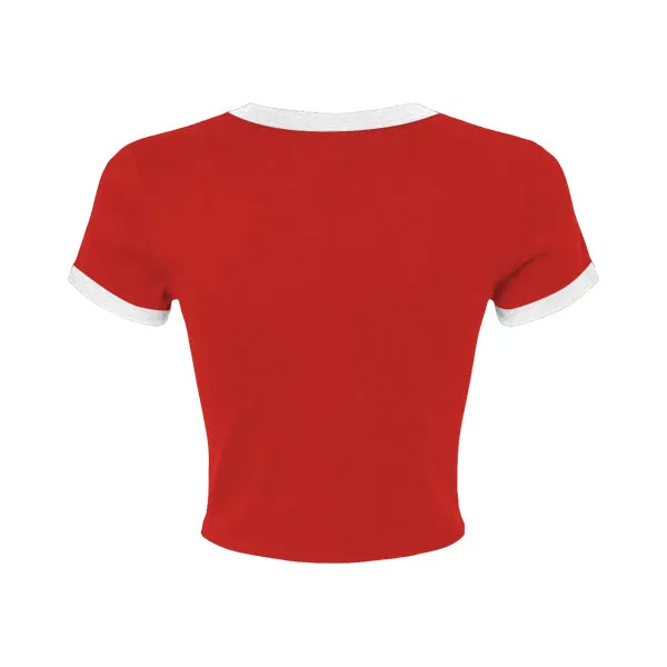 Ringer Tee with Shoulder Stripes