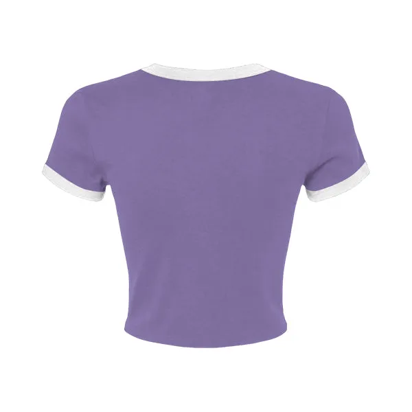 Ringer Tee with Shoulder Stripes