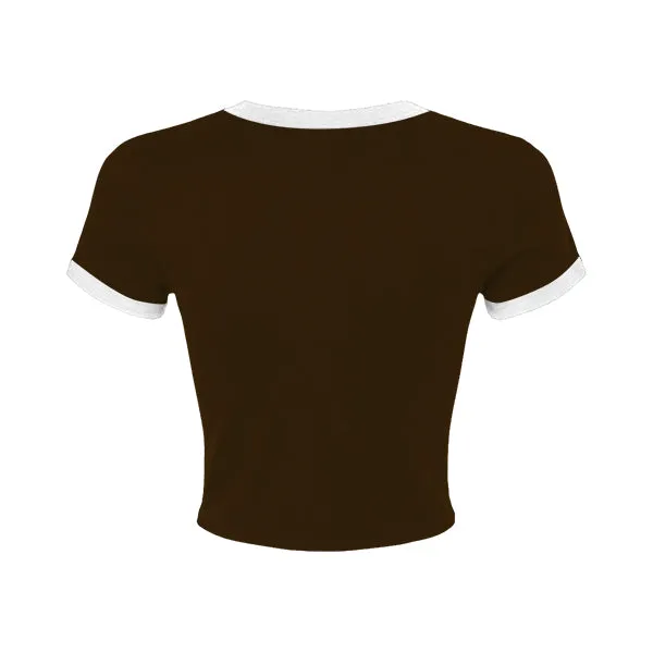 Ringer Tee with Shoulder Stripes