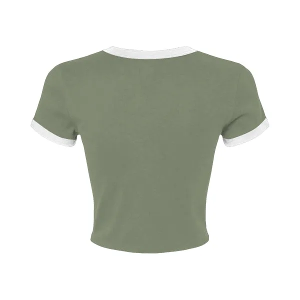 Ringer Tee with Shoulder Stripes