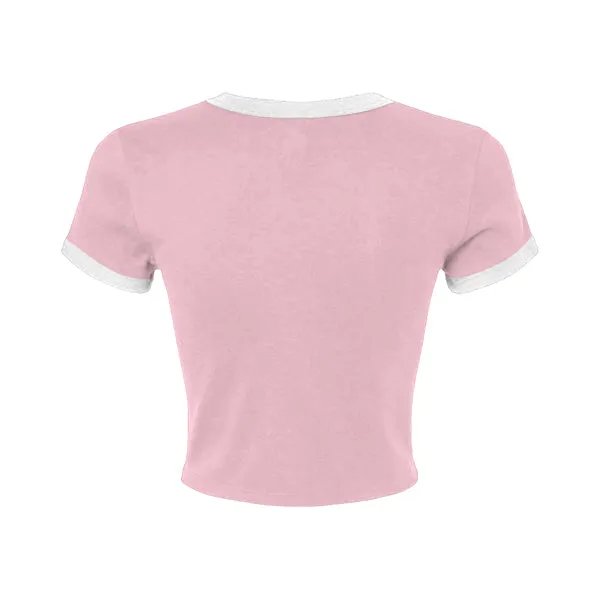 Ringer Tee with Shoulder Stripes