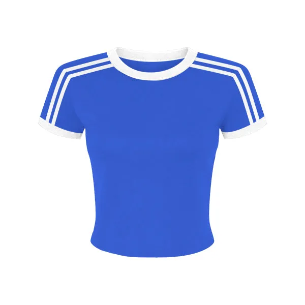 Ringer Tee with Shoulder Stripes