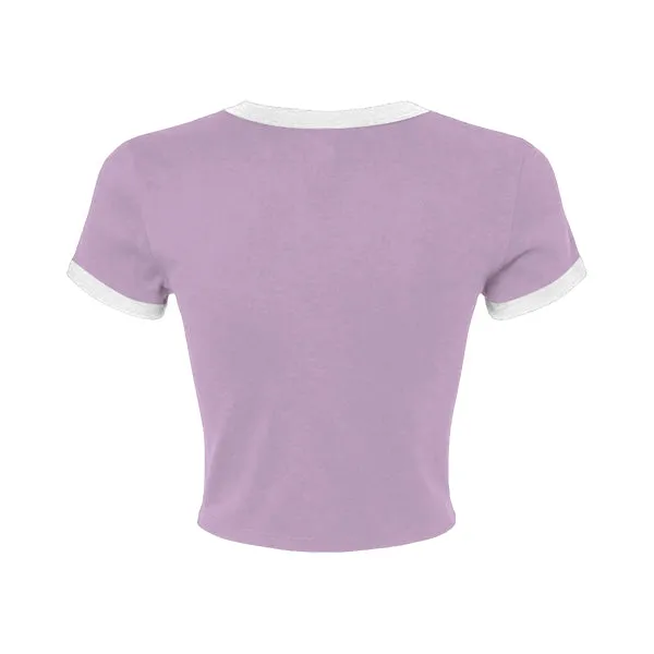 Ringer Tee with Shoulder Stripes
