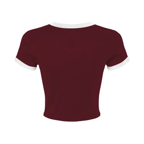 Ringer Tee with Shoulder Stripes