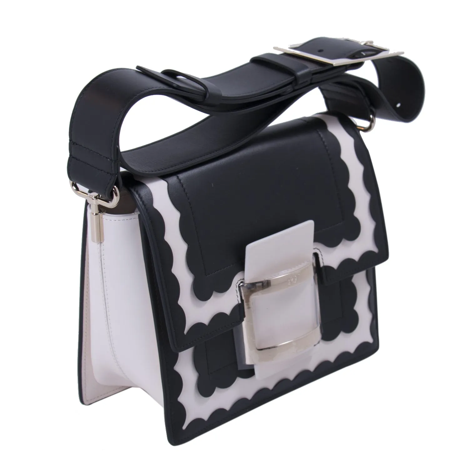 Roger Vivier Mini Viv' Scallops Shoulder Bag