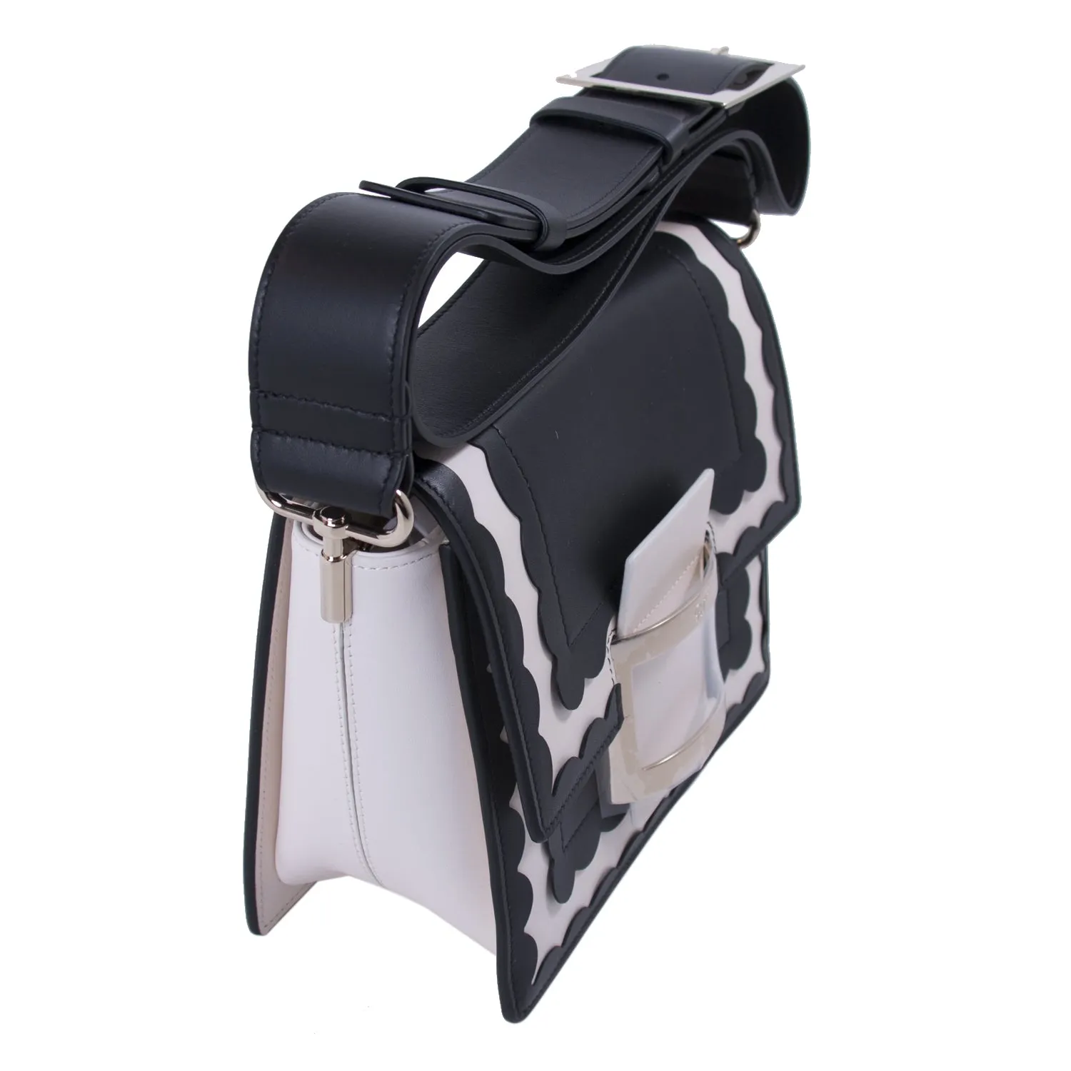 Roger Vivier Mini Viv' Scallops Shoulder Bag