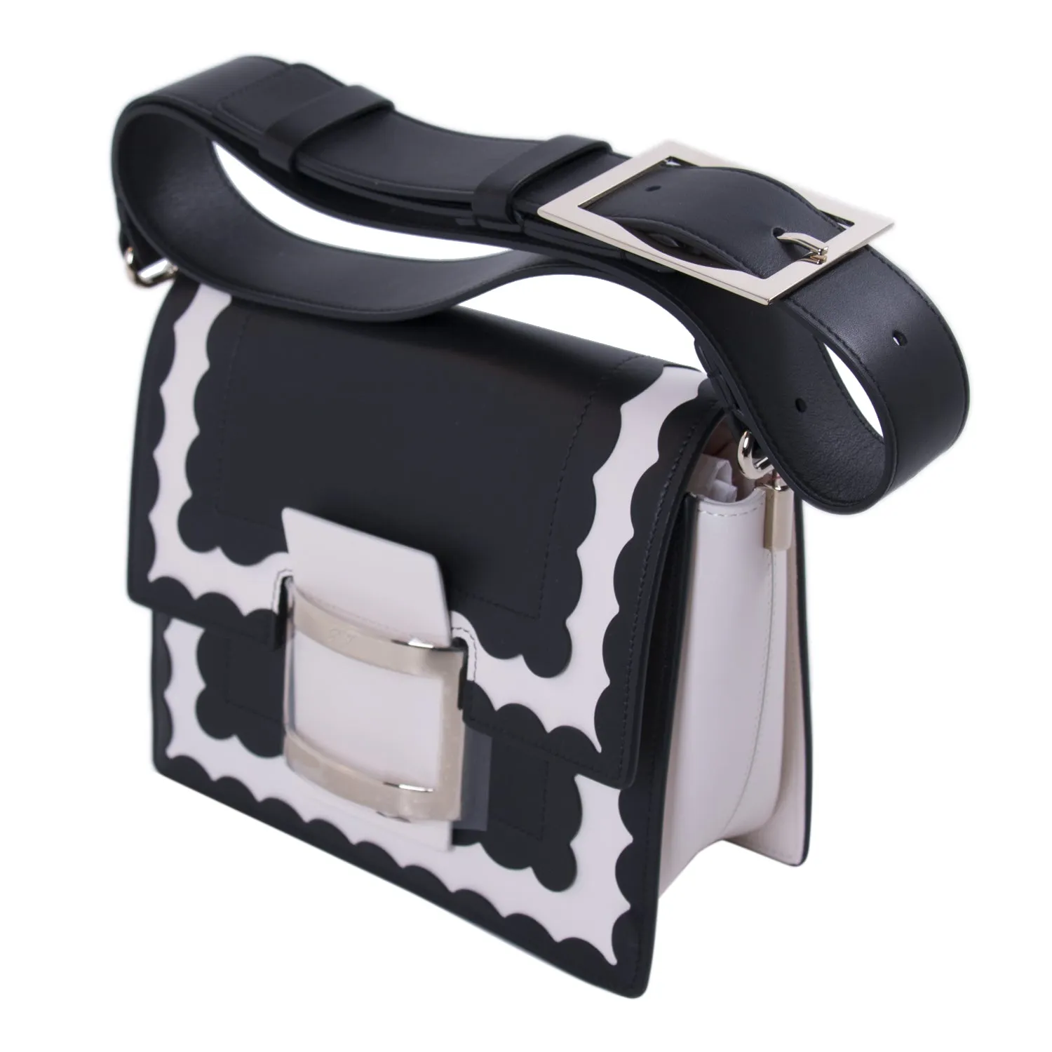 Roger Vivier Mini Viv' Scallops Shoulder Bag