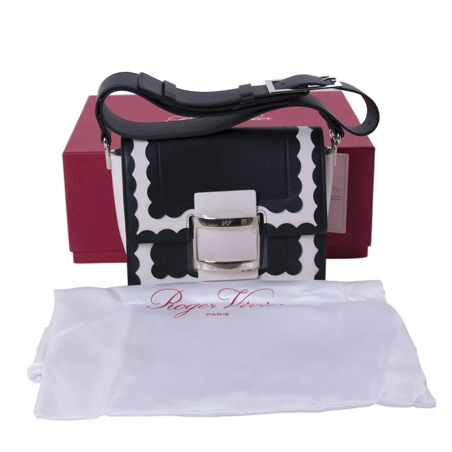 Roger Vivier Mini Viv' Scallops Shoulder Bag