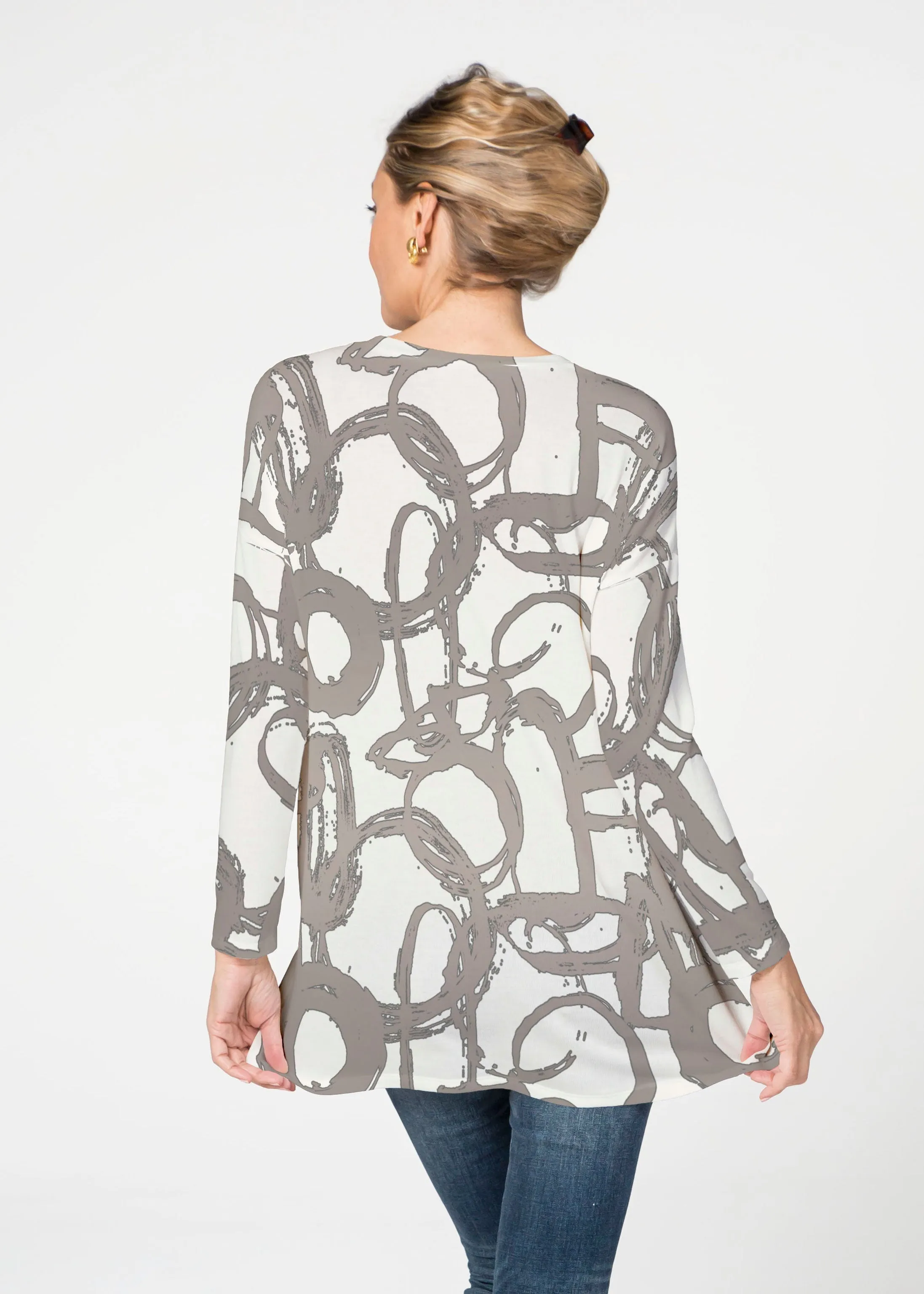 Round About (16261) ~ Slouchy Butterknit Top