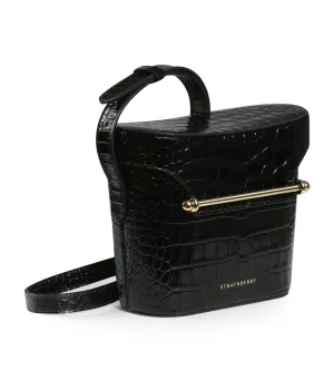 Safari Embossed Croc Black